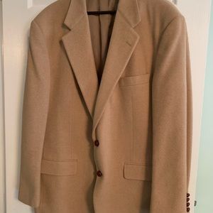 Men’s camel hair sport coat